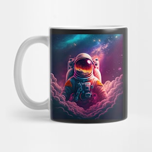 Astronaout staring back at the cosmos Mug